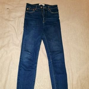 Zara high-rise jeans